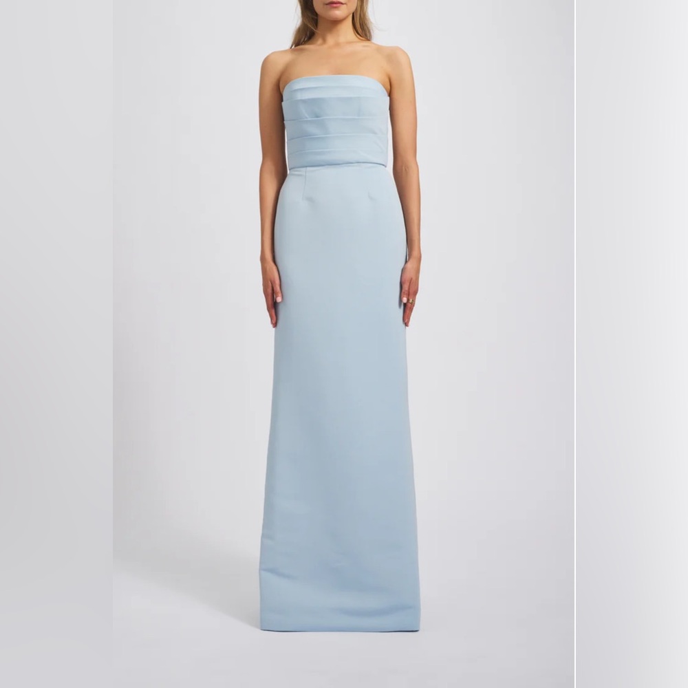 Amsale Sonia Bridesmaid Dress - Ice